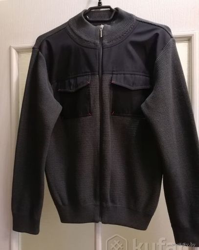 Теплая кофта на молнии для парня, р-р 44-48