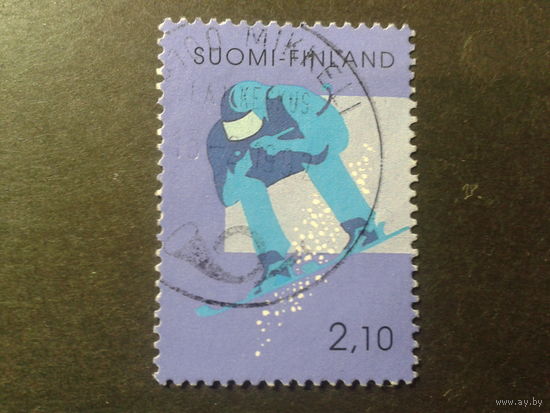 Финляндия 1991 скоростной спуск