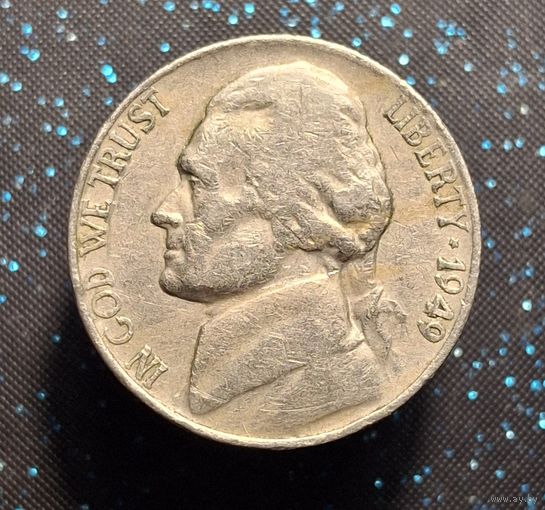 5 центов, США 1949  S    редкость распродажа коллекции