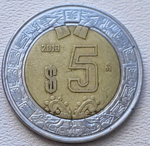 Мексика 5 песо 2013