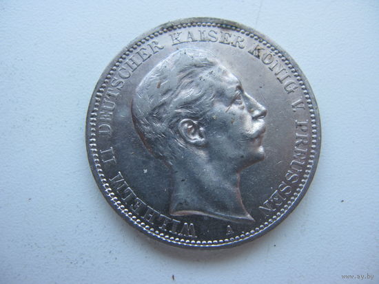 Германия 3 марки 1908 А