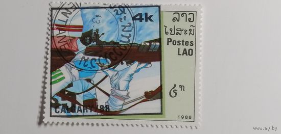 Лаос 1988. Зимние Олимпийские игры.