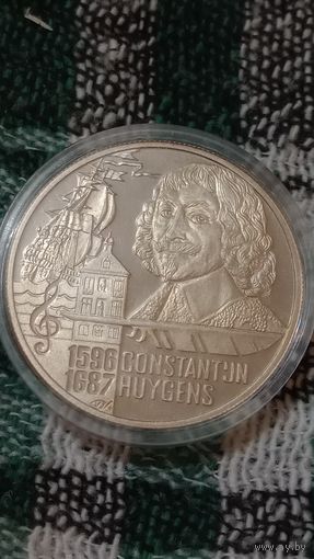 Нидерланды 20 евро 1996 Константэйн Хейгенс поэт и композитор