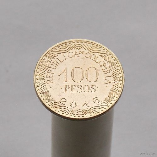 Колумбия 100 песо 2016