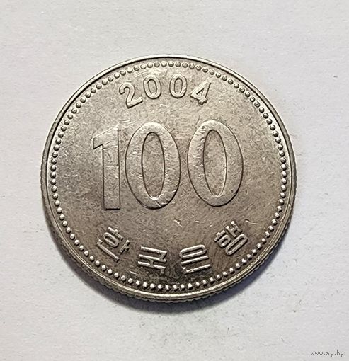 Южная Корея 100 вон, 2004