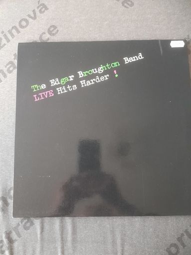 THE EDGAR BROUGHTON BAND  "LIVE HITS HARDER" 1979 SWITZERLAND BB RECORDS 2010 09 -NM-