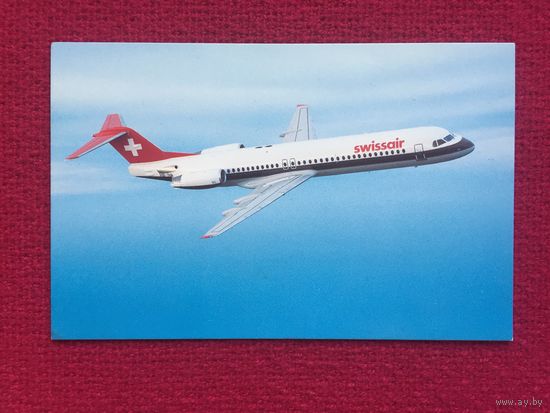 Самолет Fokker 100. Чистая.