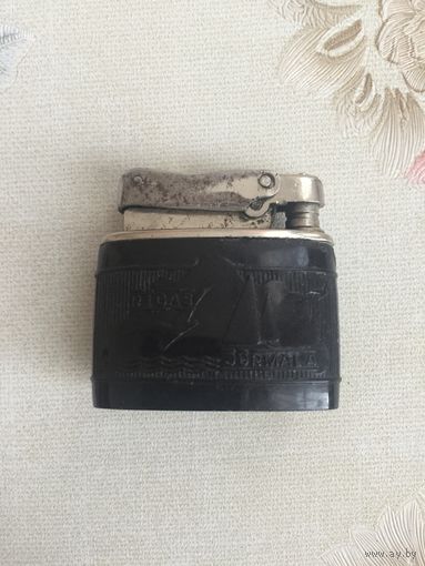 Зажигалка Рига Юрмала. Рижская ювелирная фабрика. Бензин. Рабочая.
