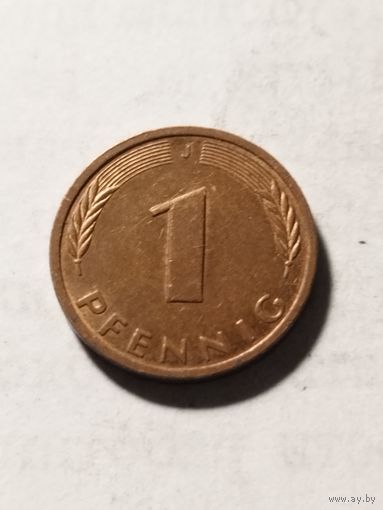 Германия 1 пфенинг 1987 J