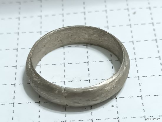 Кольцо серебряное, клеймо. Ag 3,35g , р-р 18,5 (1)