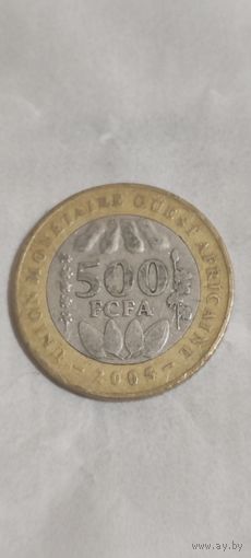 Западноафриканское государство 500 франк 2005