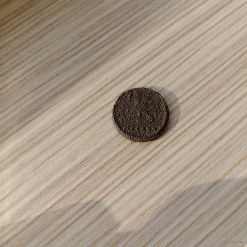 Петровская копейка Петр 1 Москва 1728 года