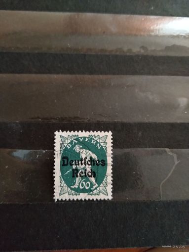1920 Германия Рейх надпечатка (1-9)