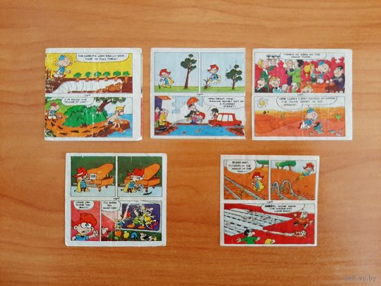 Вкладыши Mayfair Майфэер Комикс. Состояние хорошее. В коллекцию.