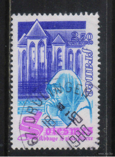 Франция 1980 Туризм Аббатство Св. Петра в Солеие #2221