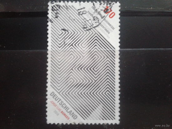 Германия 2010 Боргес, аргентинский писатель Михель-3,0 евро гаш