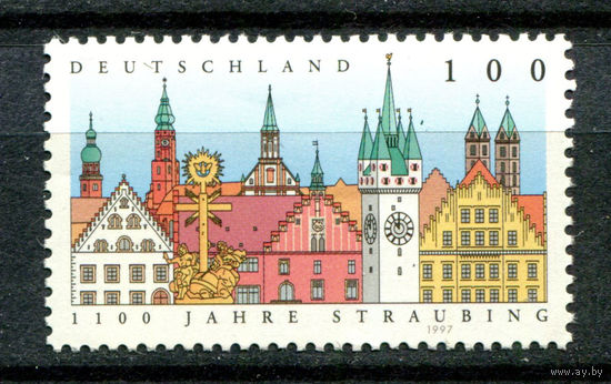 Германия - 1997г. - 1000 лет городу Штраубинг - полная серия, MNH [Mi 1910] - 1 марка