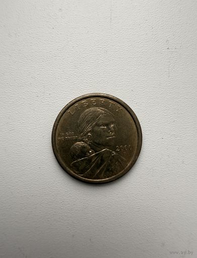 США. 1 доллар 2000 г. D. aUNC