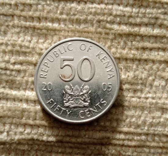 Werty71 Кения 50 центов 2005