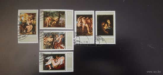 ГДР. 400 лет Рубенсу. 1974г. гашеная