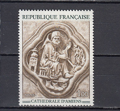 Живопись. Франция 1969. 1 марка. Michel N 1654 (0,7 е).