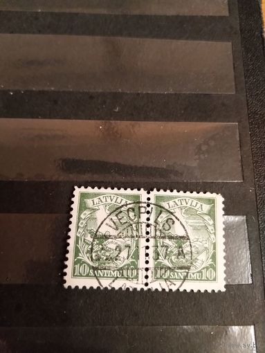 1934 Латвия Мих 234 пара с четким гашением (3-6)