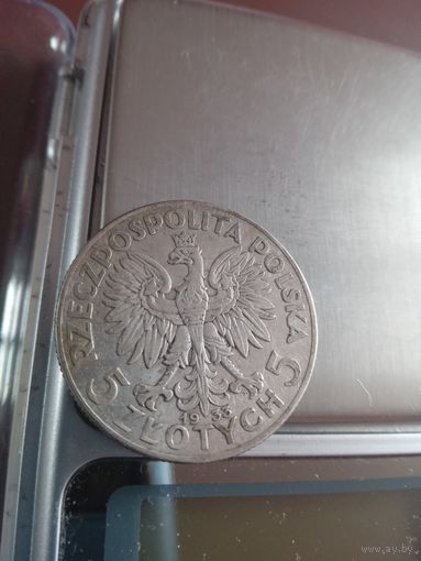5 злотых 1933г