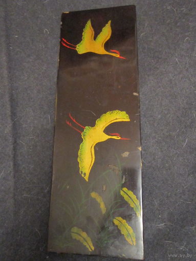 Панно . Лак . Старый Китай