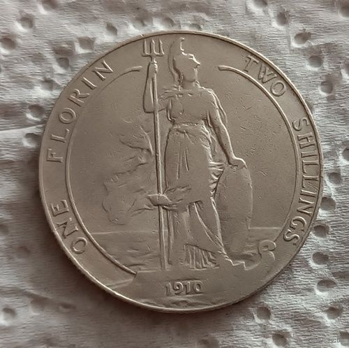 Великобритания 2 шиллинга флорин 1910