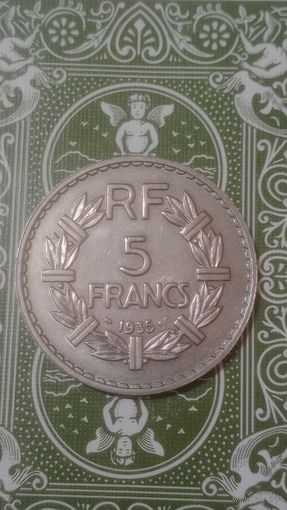 Франция 5 франков 1935