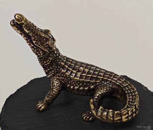 Статуэтка Крокодил Бронза