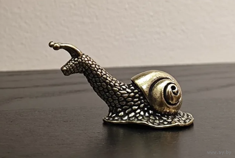 Статуэтка Улитка Бронза