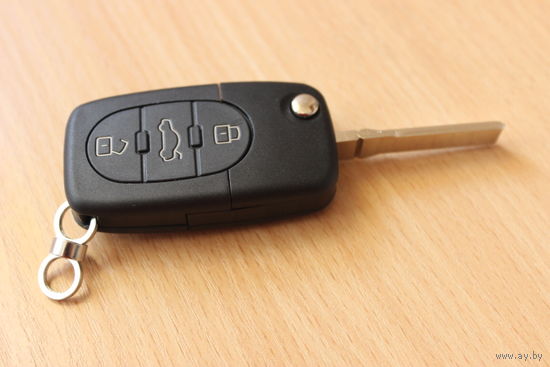 Корпус ключа от зажигания 3 кнопки  для AUDI A2 A3 A4 A6 TT
