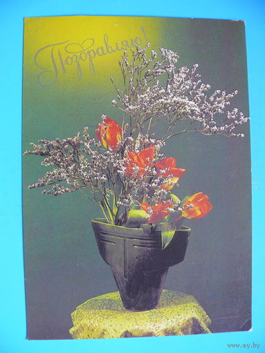 Гуков В.(фото), Суворова Г.(композиция), Поздравляю! 1984, чистая.