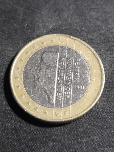 Нидерланды 1 евро 2001