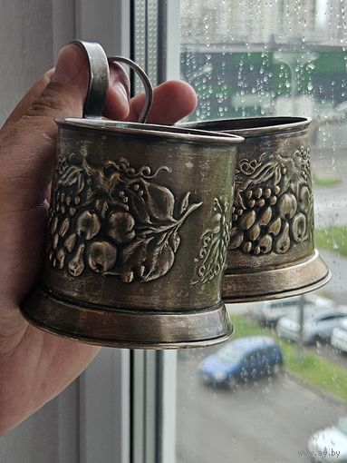 Подстаканик мельхиор мстера 1 сорт вишня