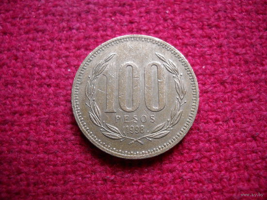 Чили 100 песо 1998 г.