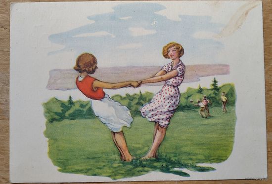 Канторов А. Летом. 1956 г. Подписана.