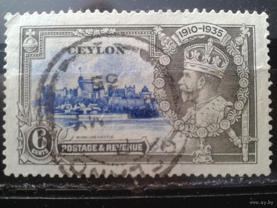 Цейлон 1935 Король Георг 5