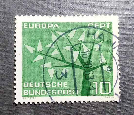 Марка Германия 1962 год Европа СЕРТ