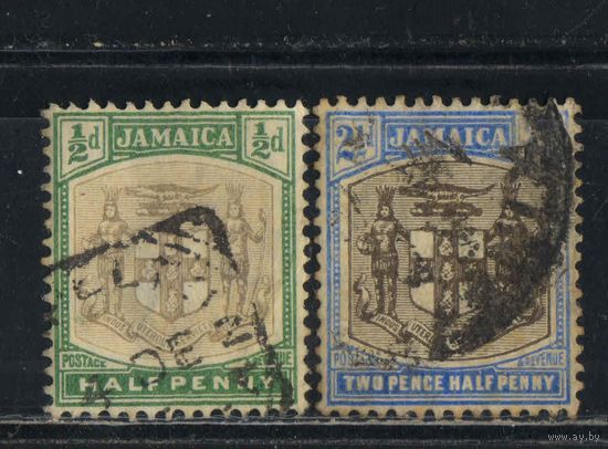 GB Колонии Ямайка 1905 Герб Стандарт #43,45