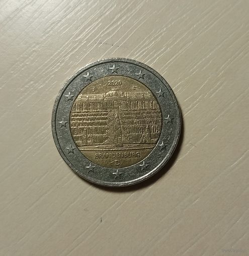 Торг! Германия. 2 евро 2020 J. Бранденбург