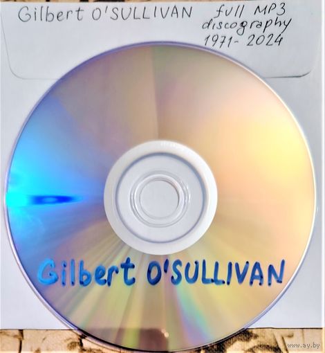 DVD MP3 студийная дискография Gilbert O'SULLIVAN (Pop-rock, vocal, songwriter)  - 1 DVD