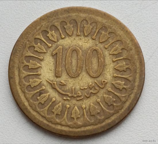 Тунис. 100 миллимов 1960 года.