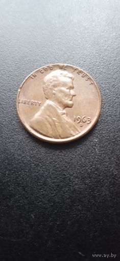 США 1 цент 1963 г. D