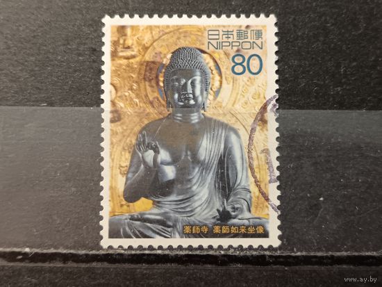 Япония, 2002. Бронзовая статуя Якуси Нерай