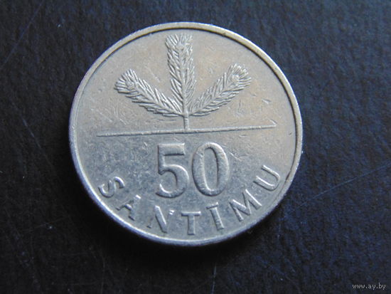 Латвия 50 сантимов 1992 г.