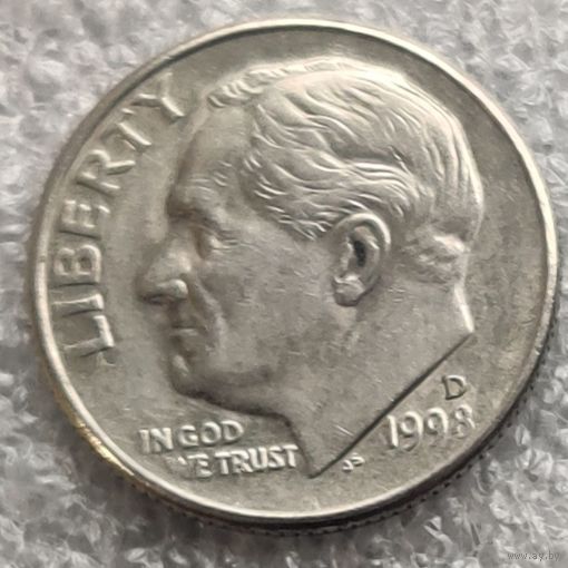 США 1 дайм  (10 центов)  1998 г. Дайм Рузвельта