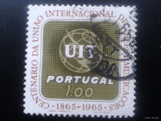 Португалия, 1965. 100 лет Международному союзу электросвязи