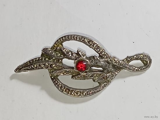 Брошь - заколка  . Распродажа винтажный бижутерии с рубля !